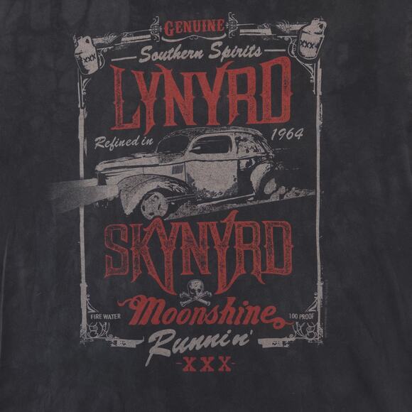 Lynyrd Skynyrd Band Short Sleeve Graphic T Shirt Adult Mens Size Medium M Gray - Picture 4 of 9